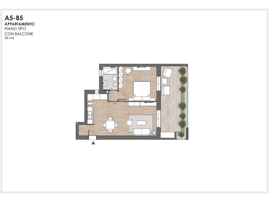 appartamento in vendita ad Aprilia