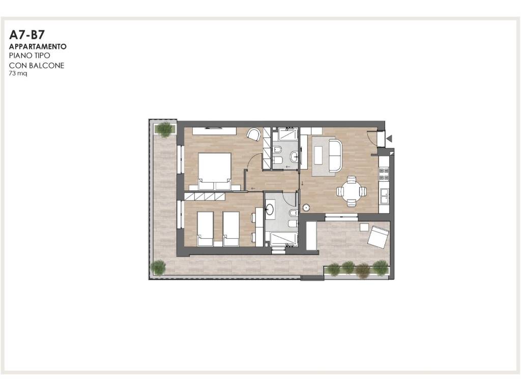 appartamento in vendita ad Aprilia