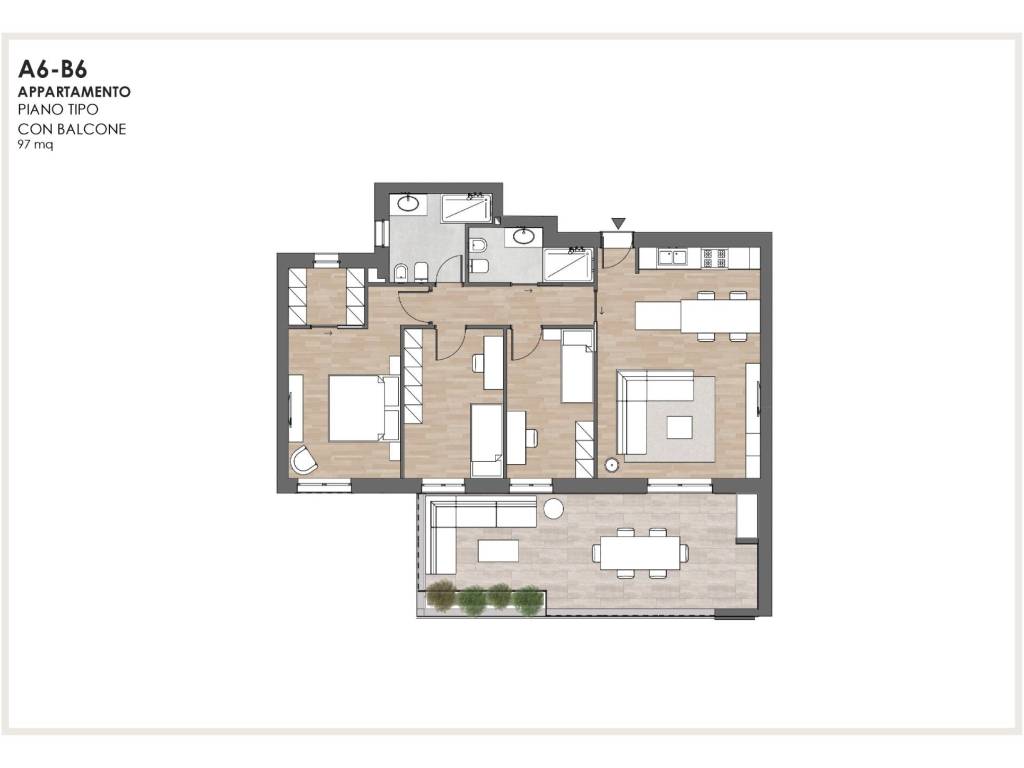appartamento in vendita ad Aprilia