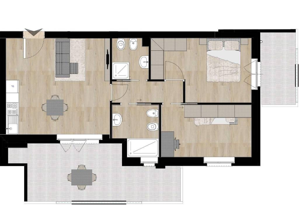 appartamento in vendita ad Aprilia