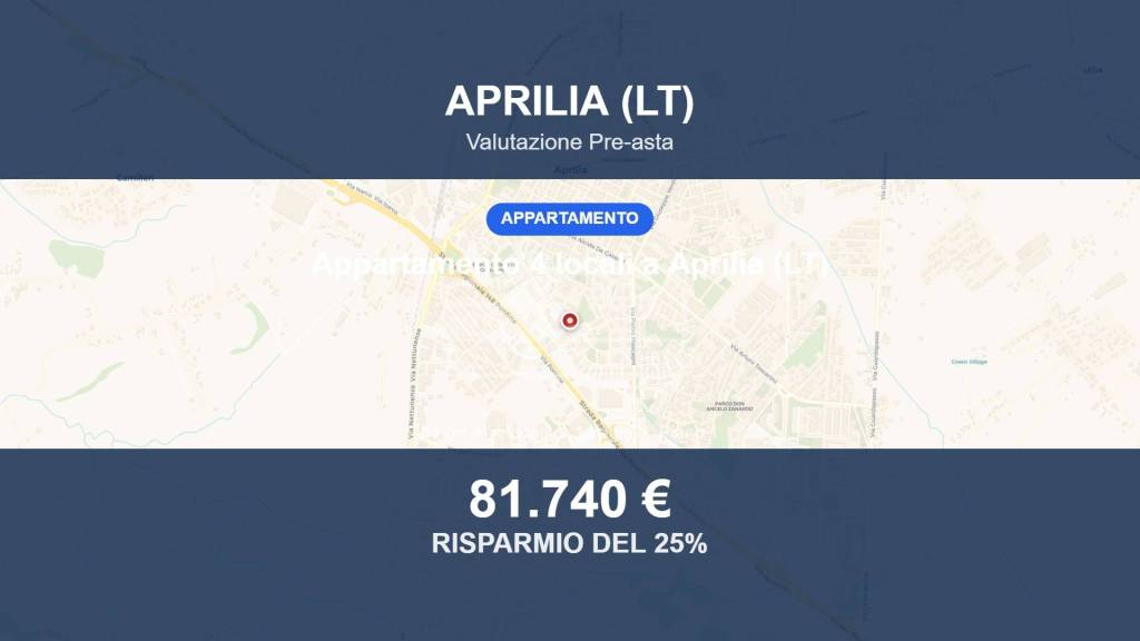 appartamento in vendita ad Aprilia