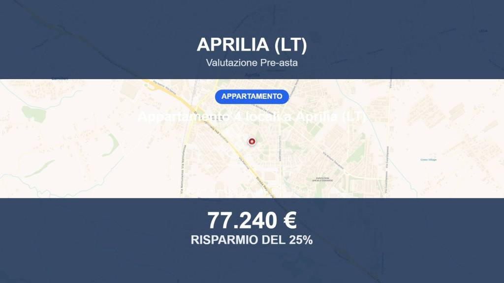 appartamento in vendita ad Aprilia