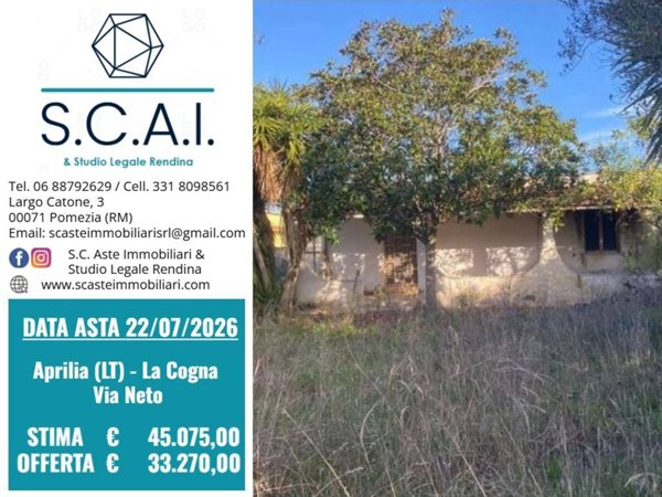 casa indipendente in vendita ad Aprilia in zona Cogna