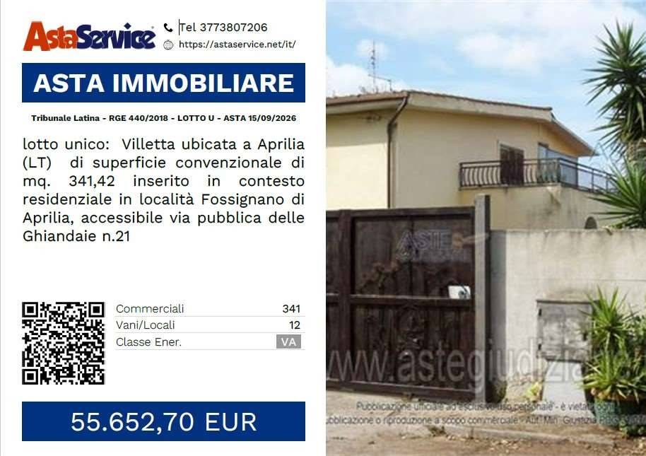 casa indipendente in vendita ad Aprilia in zona Fossignano