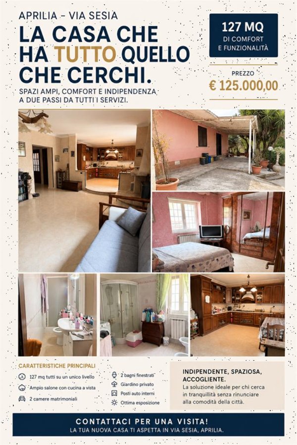 casa indipendente in vendita ad Aprilia in zona Casalazzara