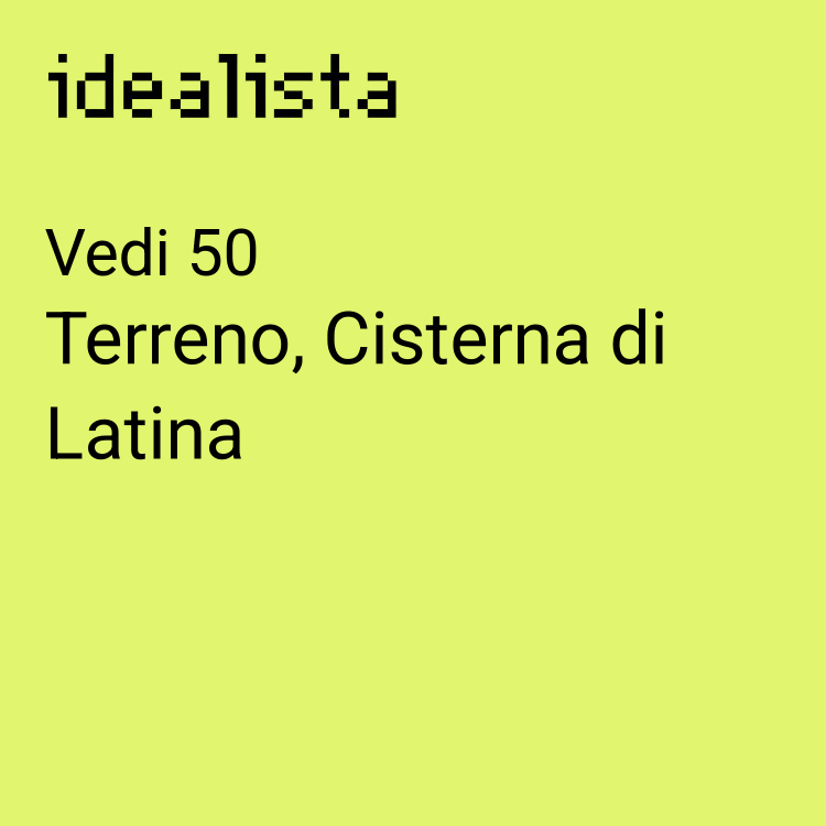 terreno agricolo in vendita a Cisterna di Latina