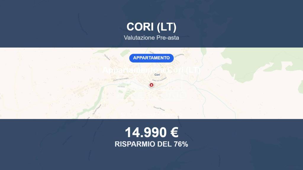 appartamento in vendita a Cori in zona Giulianello
