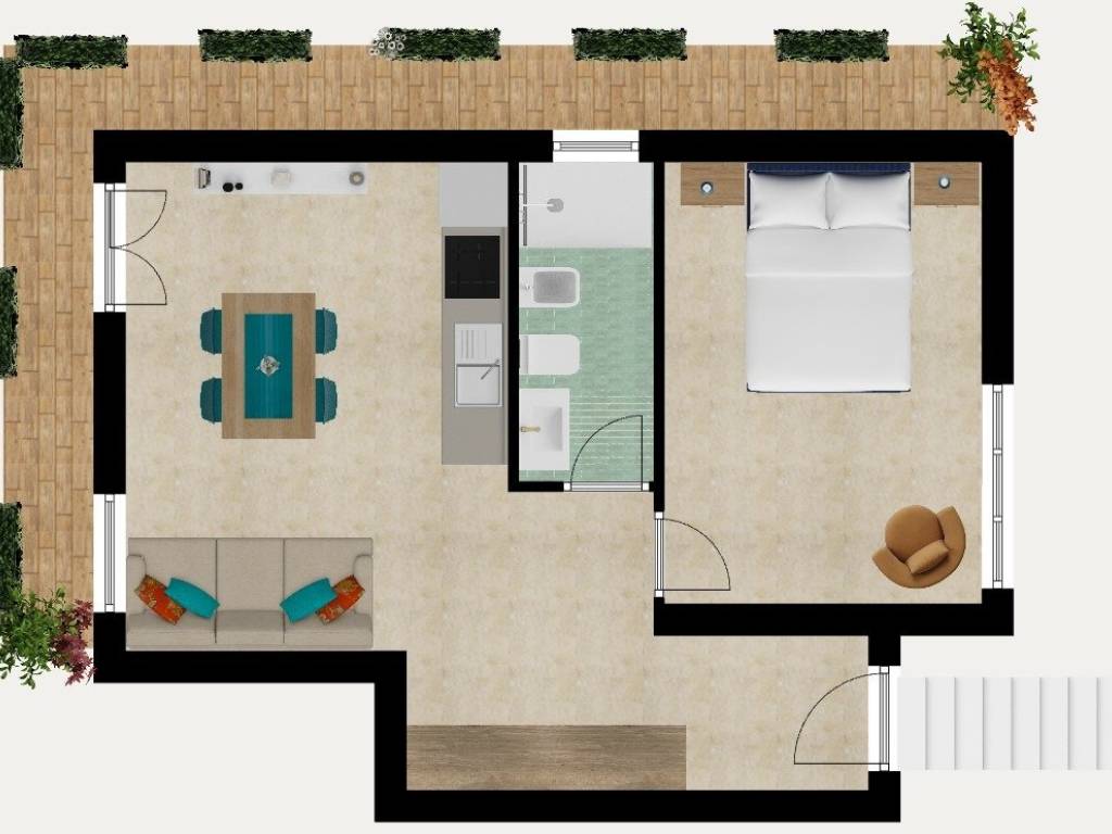 appartamento in vendita a Fondi in zona Rio Claro