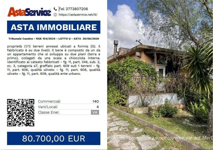 casa indipendente in vendita a Formia