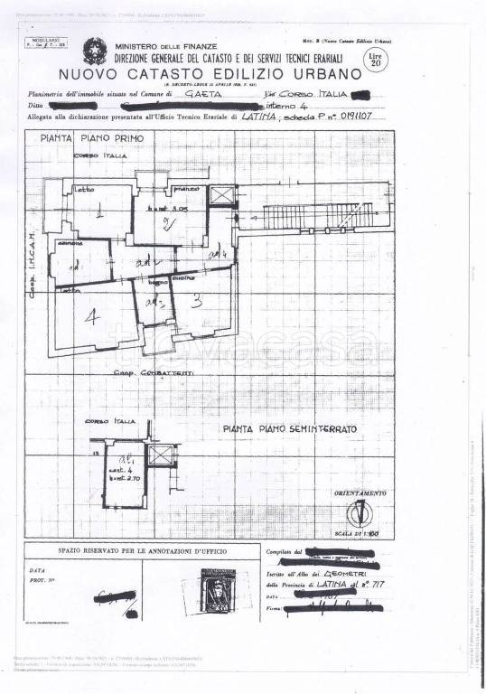 appartamento in vendita a Gaeta in zona Serapo
