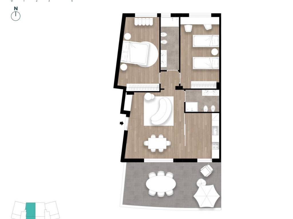 appartamento in vendita a Gaeta