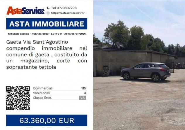 terreno edificabile in vendita a Gaeta in zona Sant'Agostino