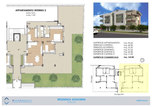 appartamento in vendita a Latina