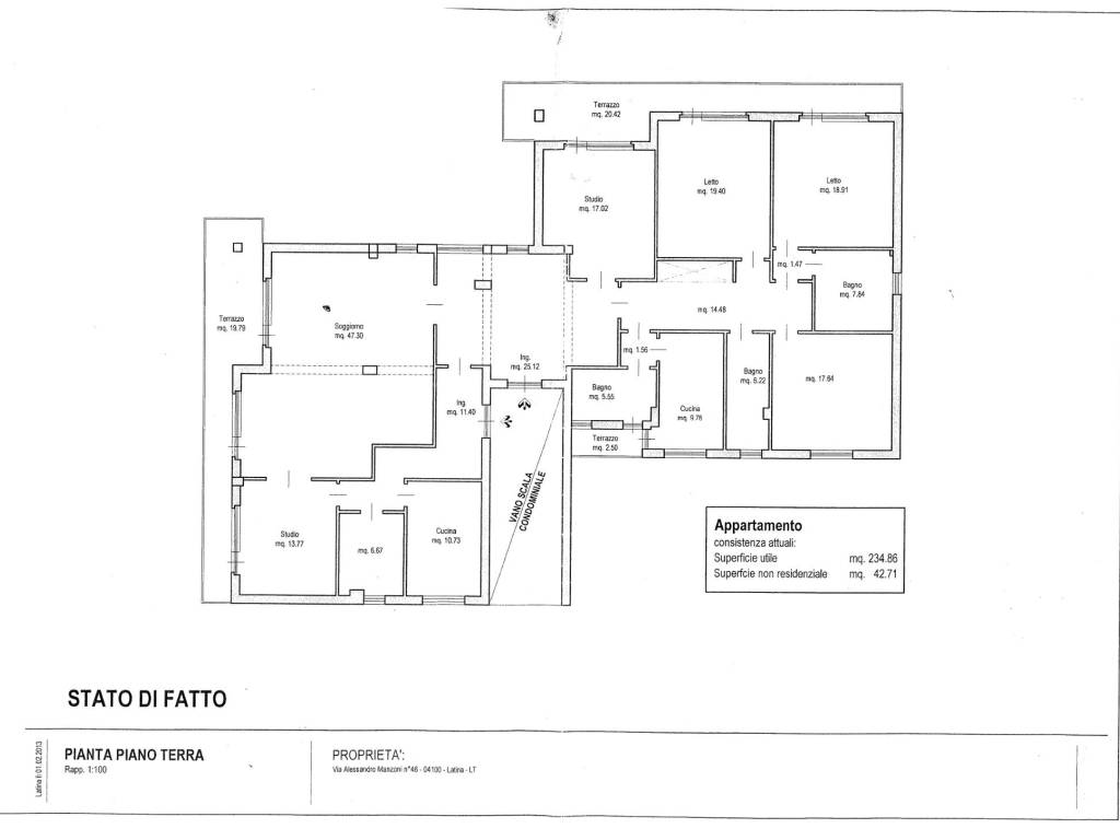 appartamento in vendita a Latina in zona Centro Città