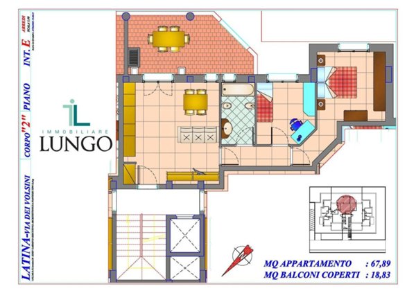 appartamento in vendita a Latina
