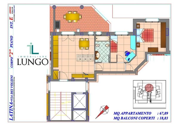 appartamento in vendita a Latina