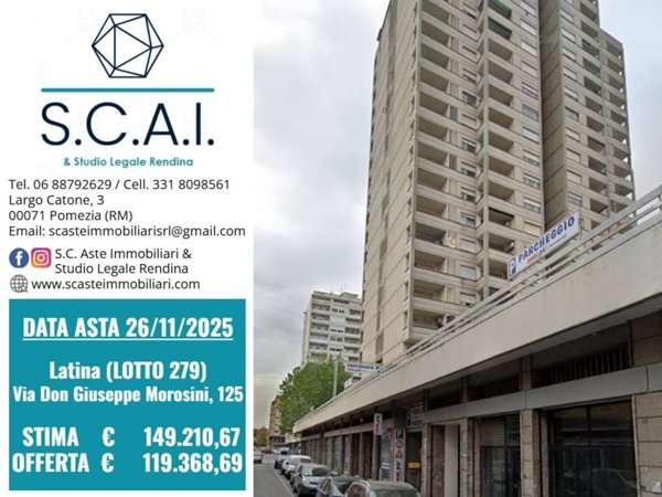 appartamento in vendita a Latina in zona Centro Città