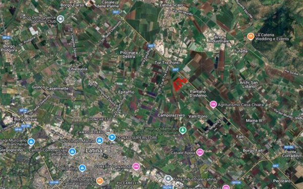 terreno agricolo in vendita a Latina in zona Torre Tre Ponti