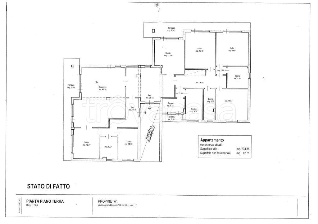 appartamento in vendita a Latina in zona Centro Città
