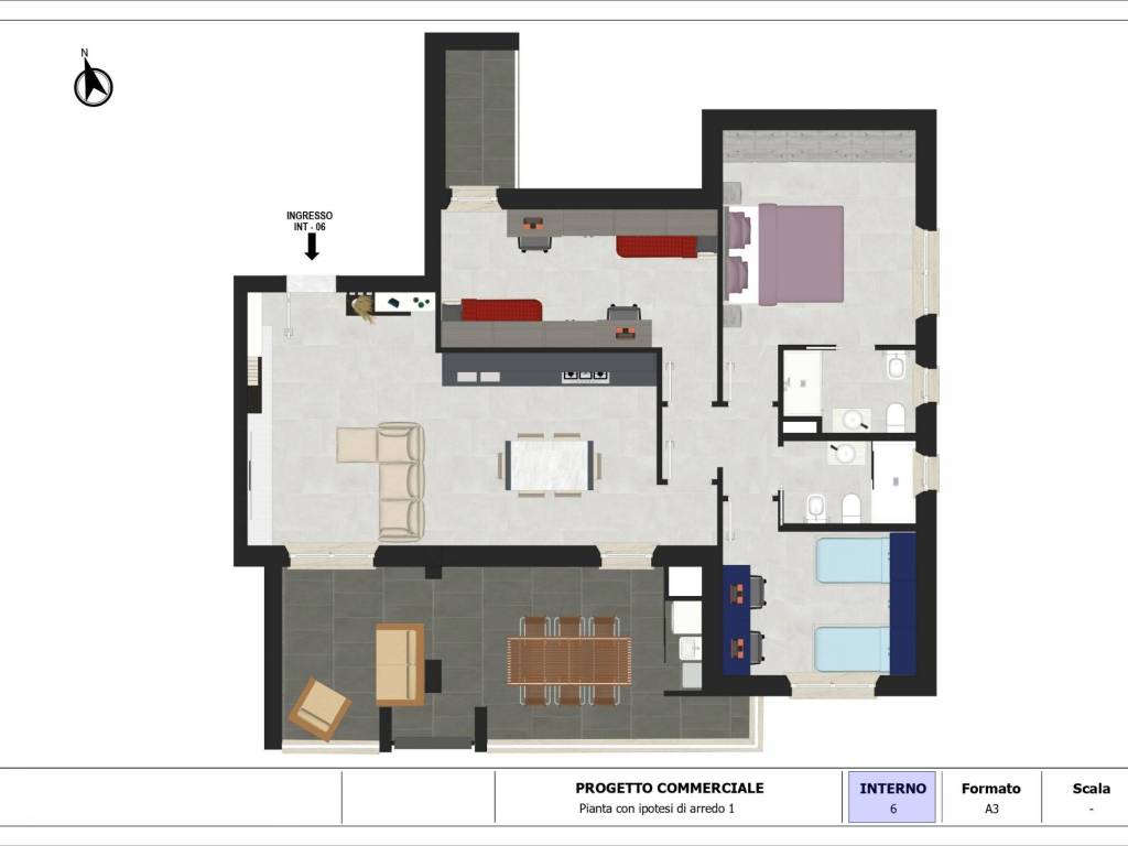 appartamento in vendita a Latina