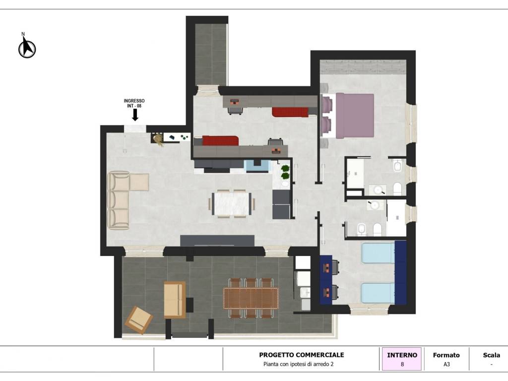 appartamento in vendita a Latina