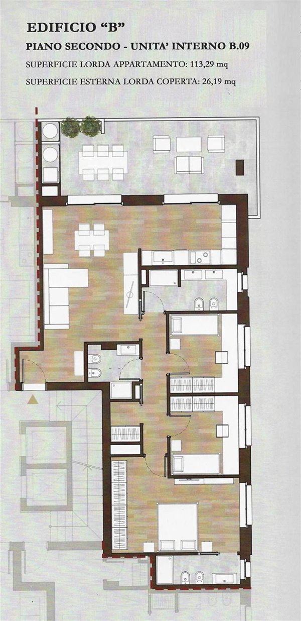 appartamento in vendita a Latina in zona Borgo Isonzo