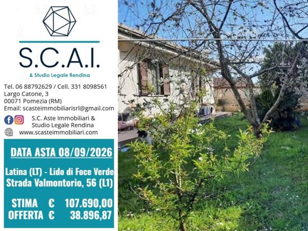 casa indipendente in vendita a Latina in zona Foce Verde