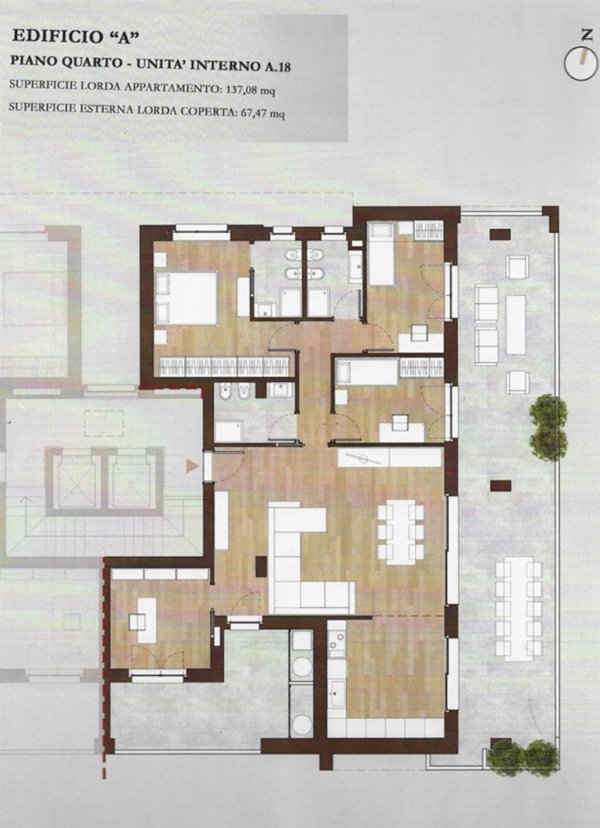 appartamento in vendita a Latina in zona Borgo Isonzo