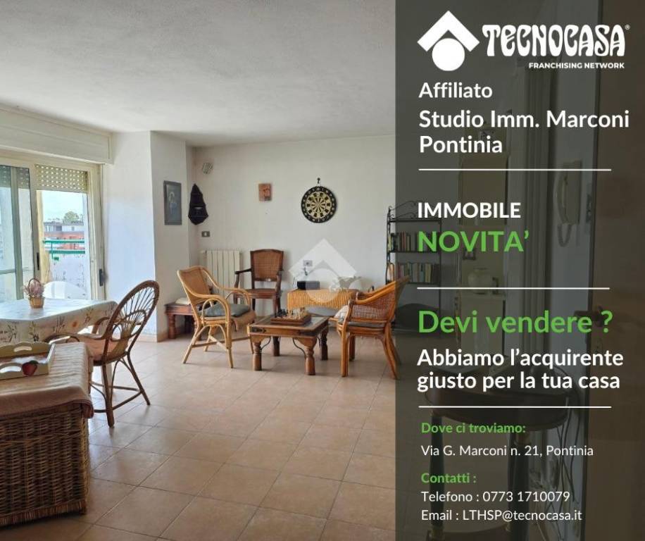 appartamento in vendita a Latina in zona Borgo San Michele