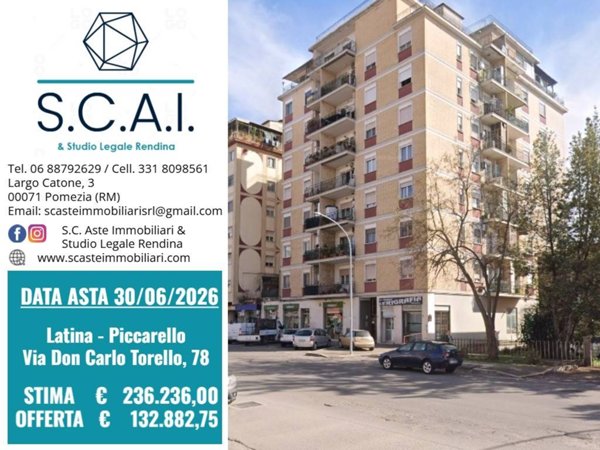 appartamento in vendita a Latina