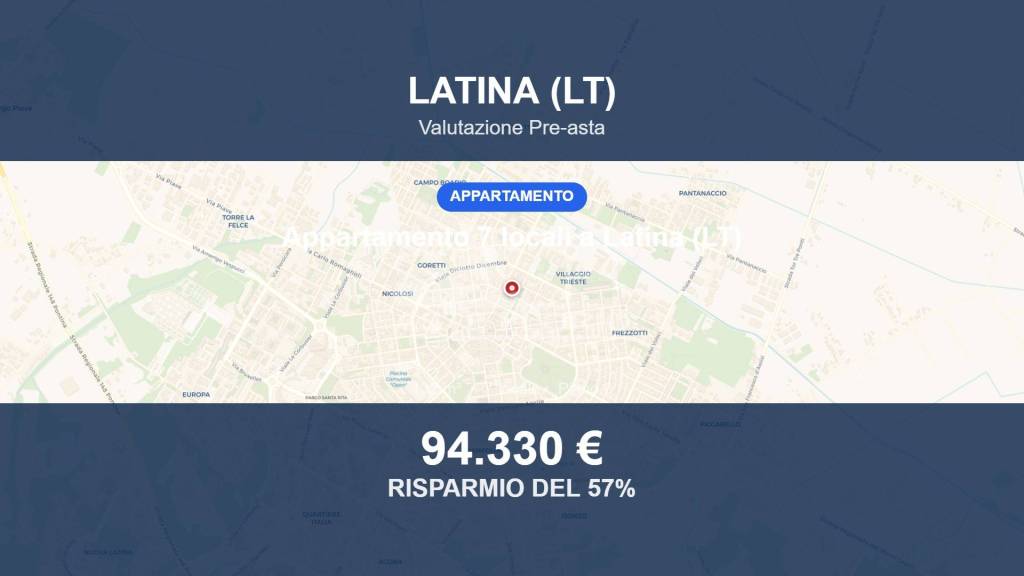 appartamento in vendita a Latina in zona Centro Città