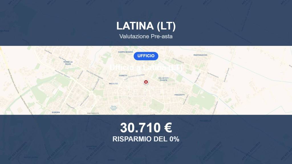 ufficio in vendita a Latina in zona Centro Città