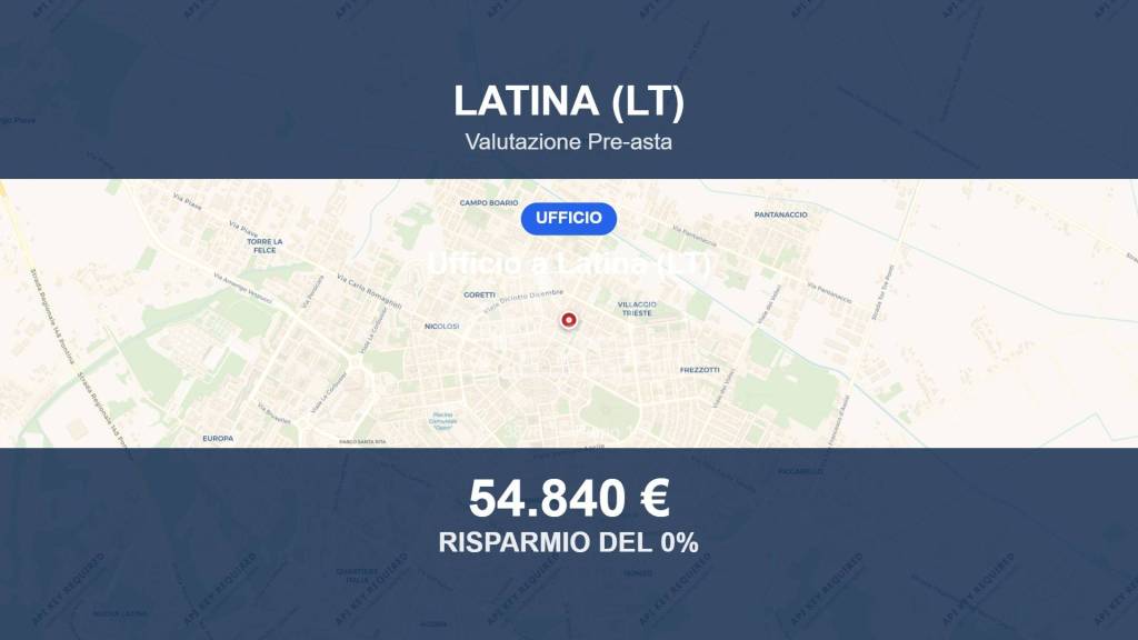 ufficio in vendita a Latina in zona Centro Città