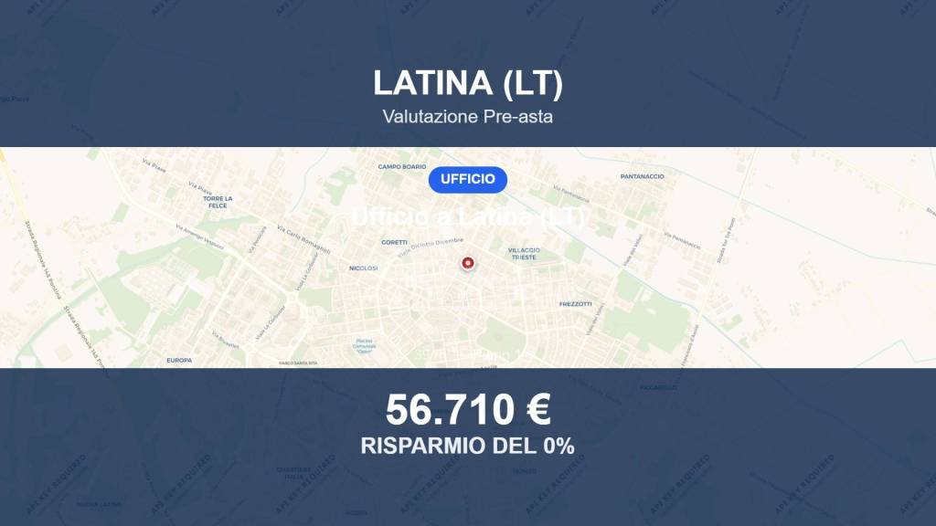 ufficio in vendita a Latina in zona Centro Città