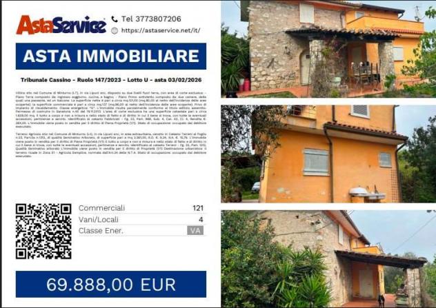 casa indipendente in vendita a Minturno