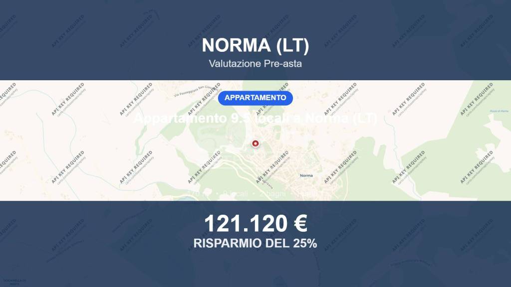 appartamento in vendita a Norma