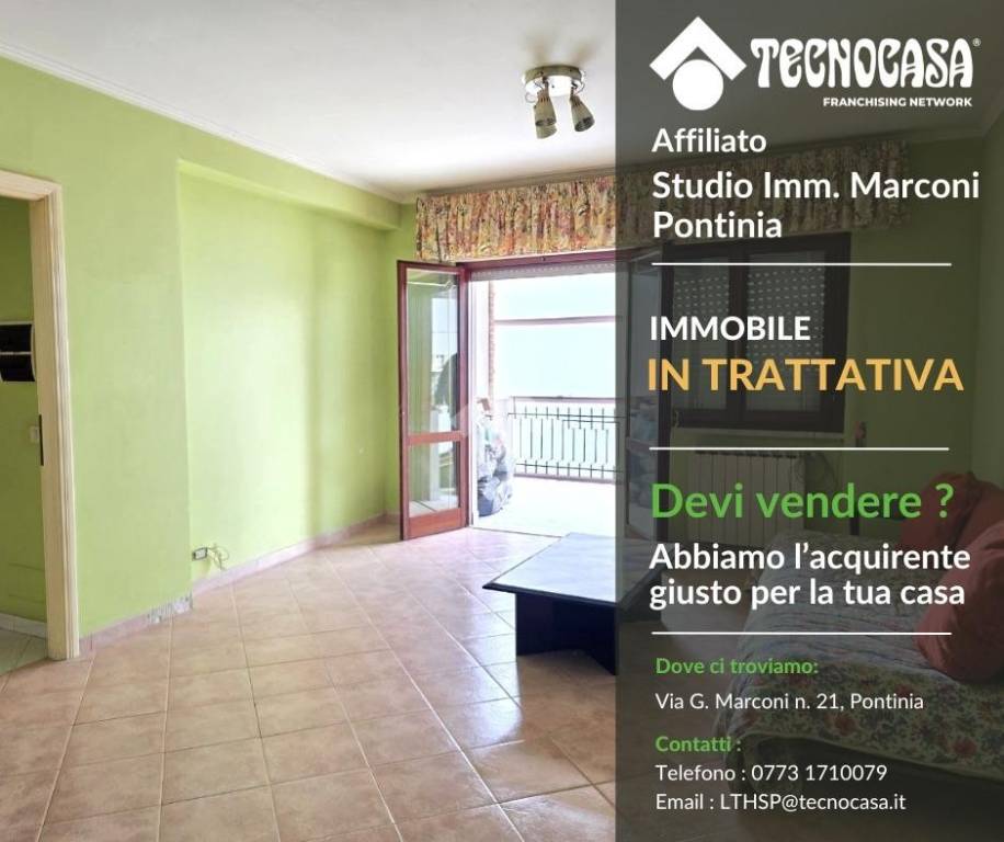 appartamento in vendita a Pontinia in zona Borgo Pasubio