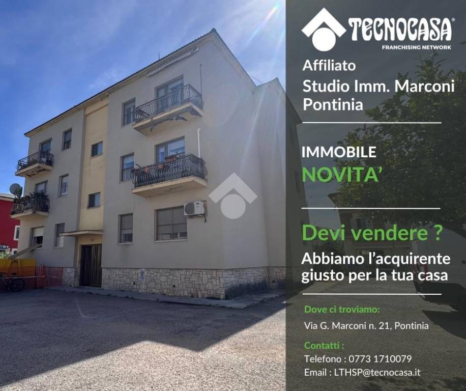 appartamento in vendita a Pontinia in zona Borgo Pasubio