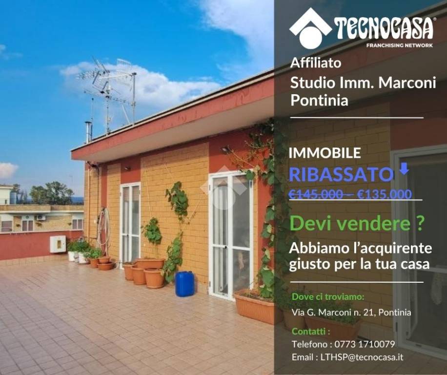 appartamento in vendita a Pontinia in zona Borgo Pasubio