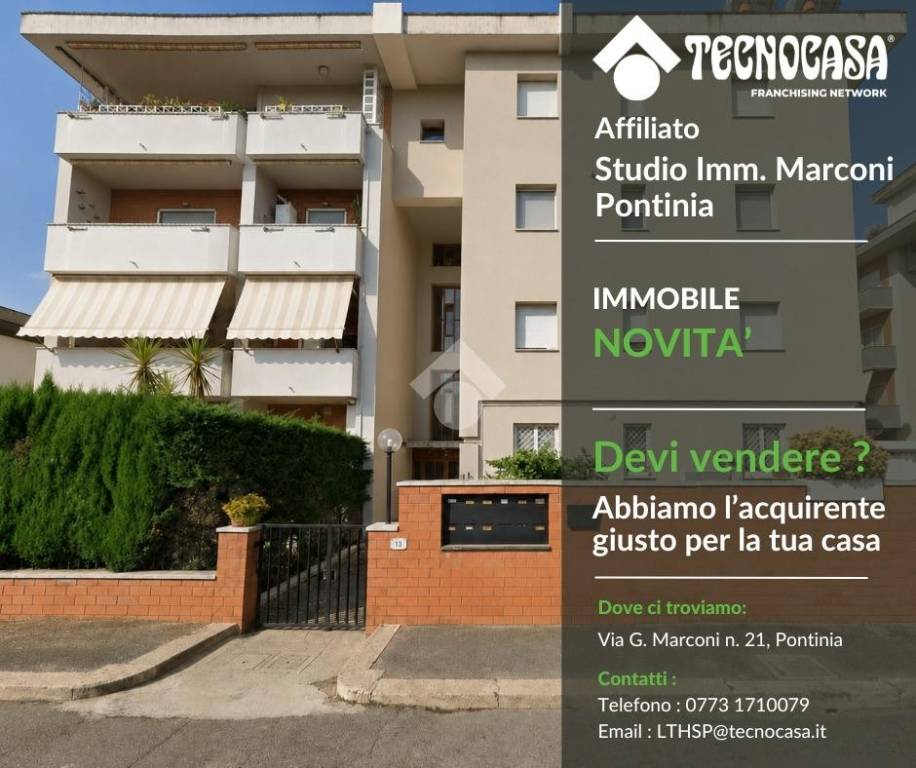 appartamento in vendita a Pontinia in zona Borgo Pasubio