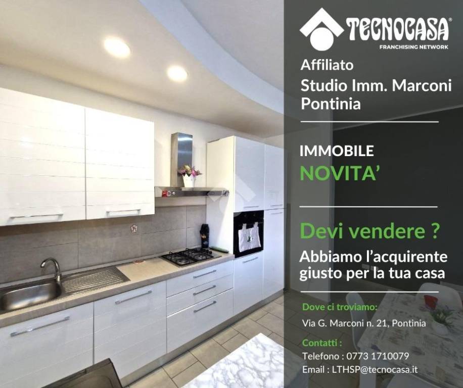 appartamento in vendita a Pontinia in zona Borgo Pasubio