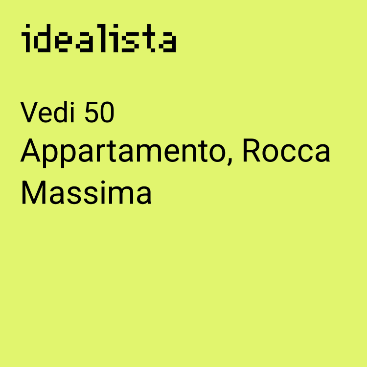 appartamento in vendita a Rocca Massima