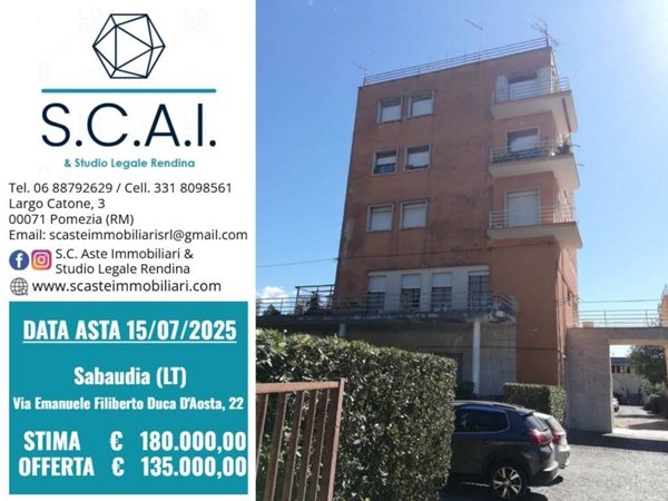 appartamento in vendita a Sabaudia