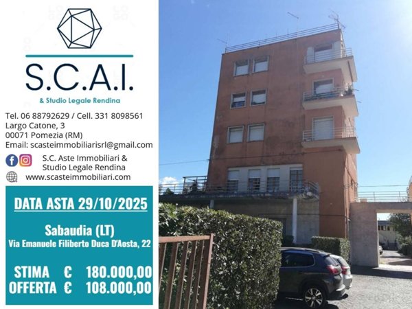 appartamento in vendita a Sabaudia