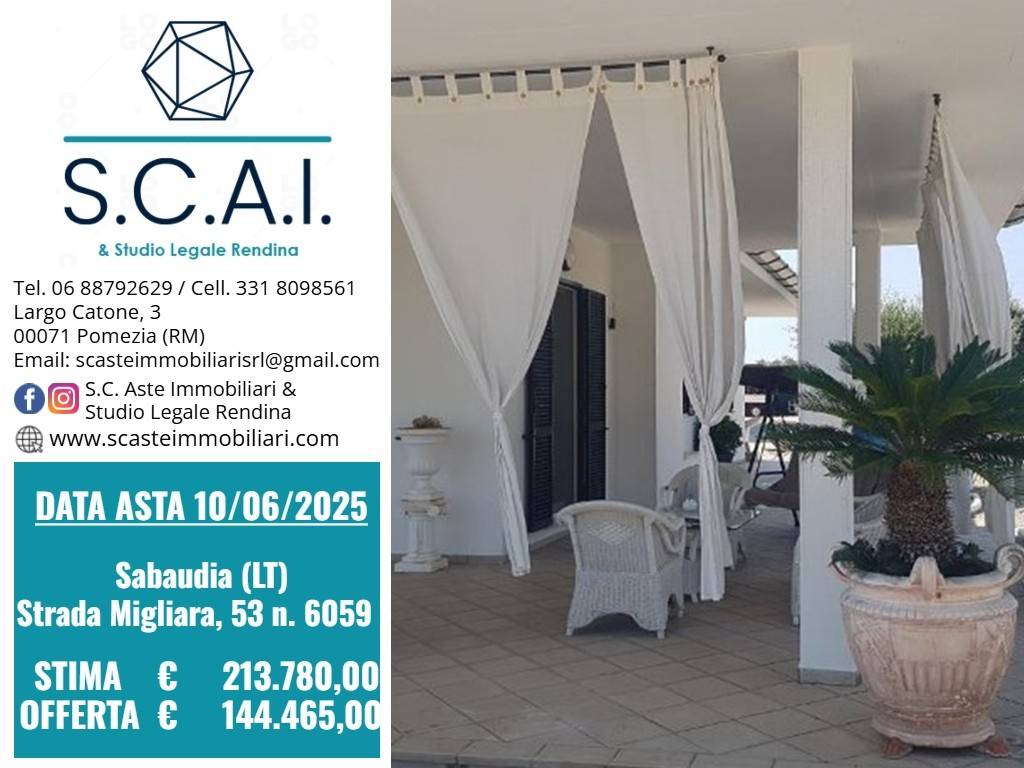 appartamento in vendita a Sabaudia