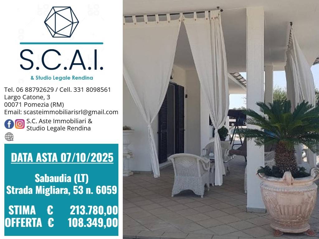 appartamento in vendita a Sabaudia