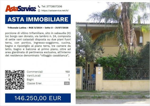 casa indipendente in vendita a Sabaudia