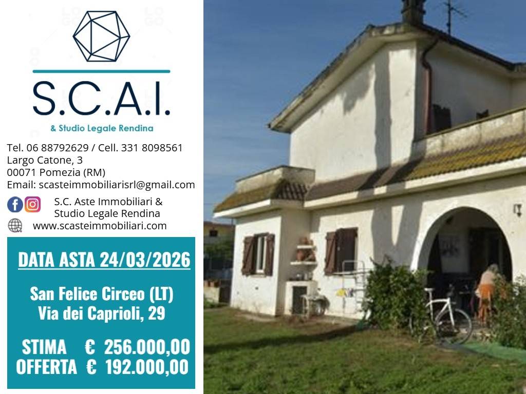 casa indipendente in vendita a San Felice Circeo