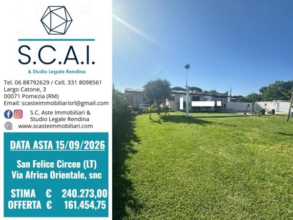 terreno edificabile in vendita a San Felice Circeo in zona Borgo Montenero