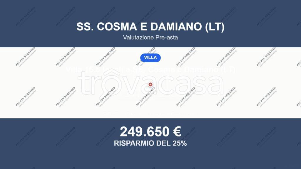 casa indipendente in vendita a Santi Cosma e Damiano